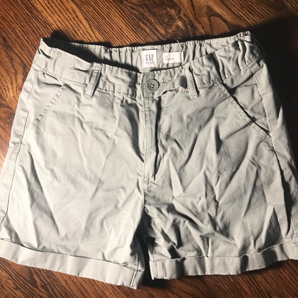 Gap Girls Green Chino Shorts